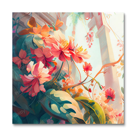Levendige bloemen II (diamond painting)