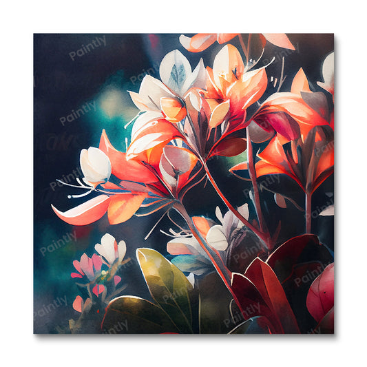 Levendige bloemen IV (diamond painting)