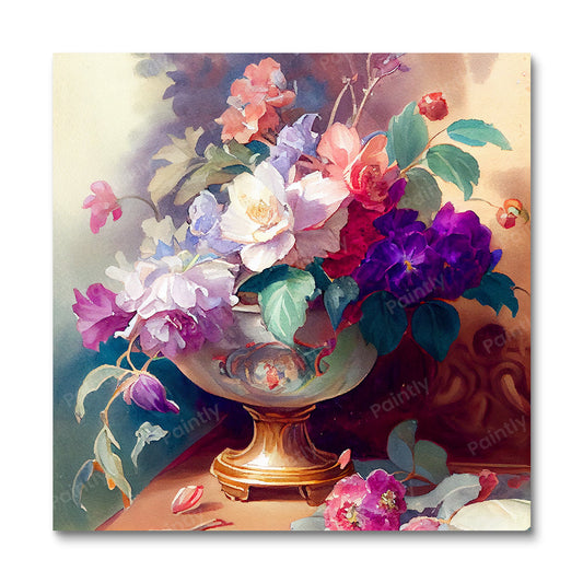 Meerdere bloemen XVII (diamond painting)