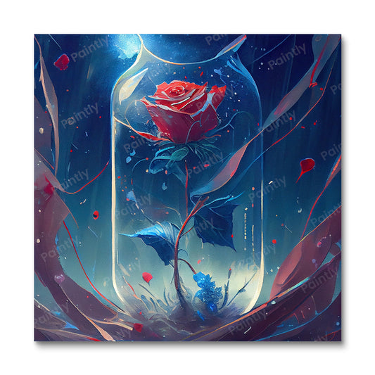 Geïsoleerde Roos V (Diamond Painting)
