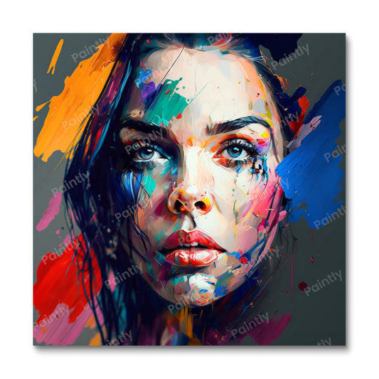 Abstracte gedachten I (diamond painting)