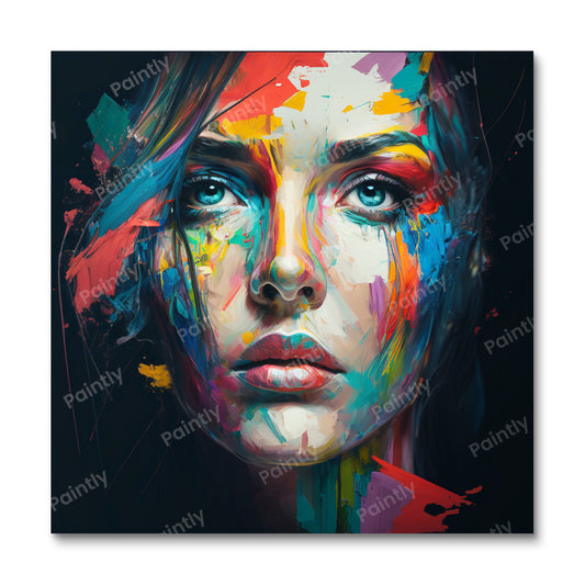 Abstracte gedachten II (diamond painting)