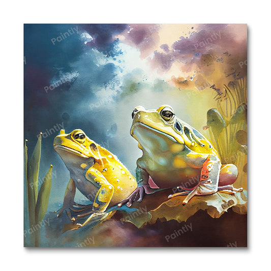 Kikkers II (diamond painting)
