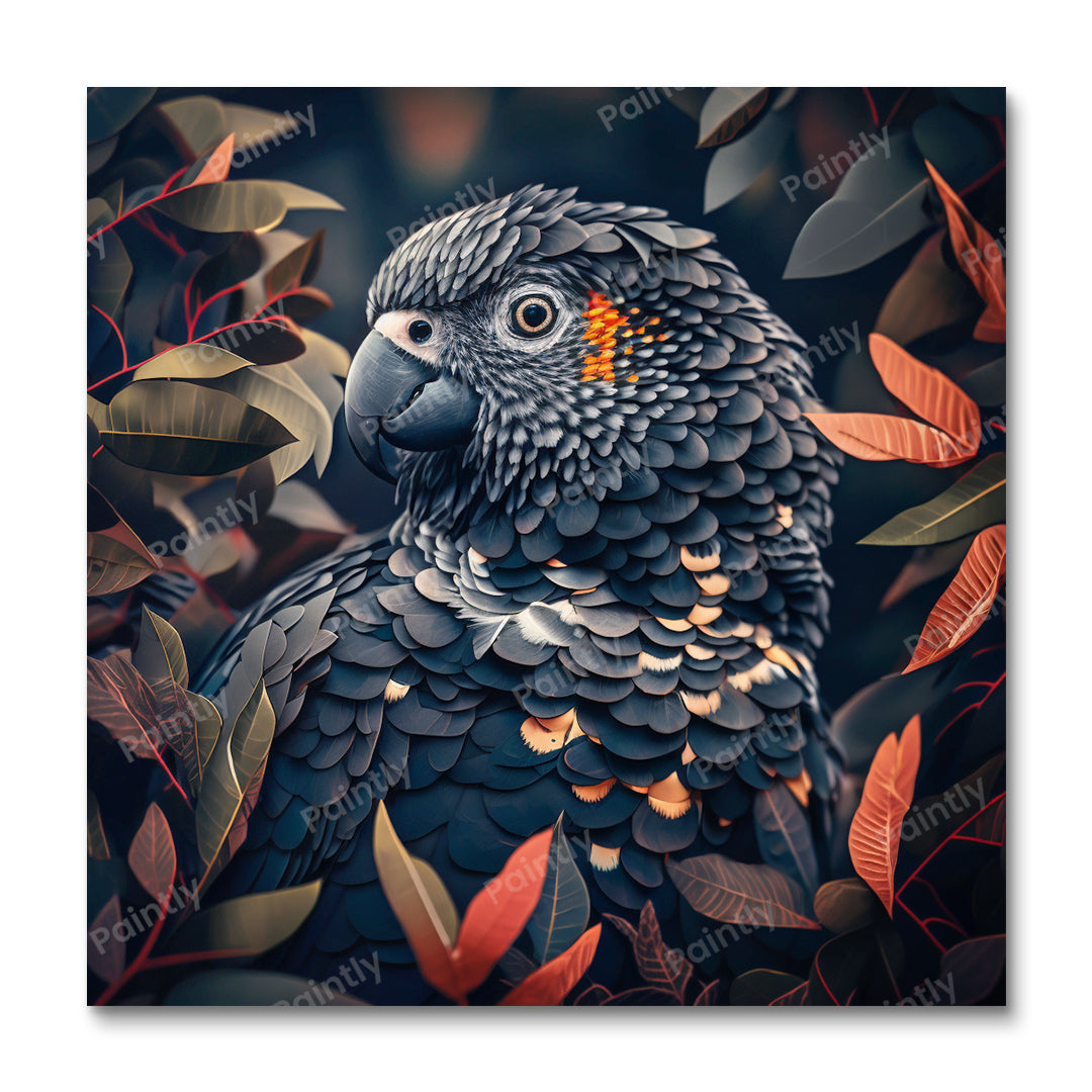 Matte Kaketoe X (Diamond Painting)