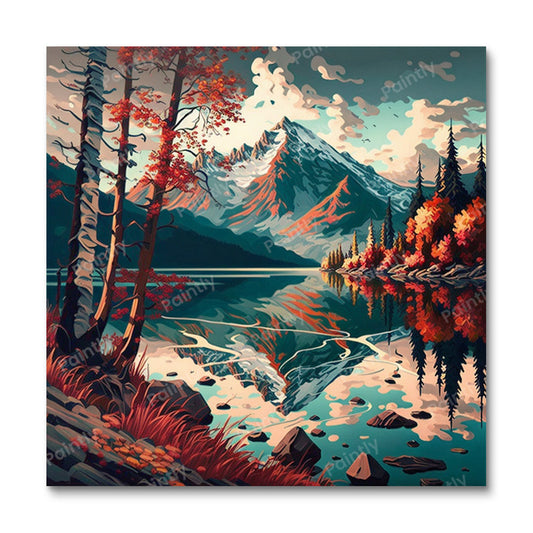 Hemelse tinten (diamond painting)