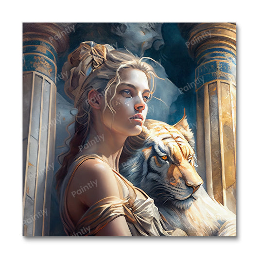 Griekse Godin III (Diamond Painting)