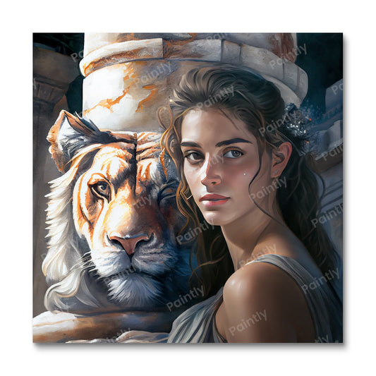 Griekse Godin II (Diamond Painting)