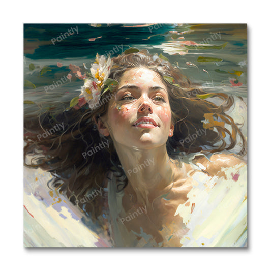 De gewichtloze glimlach (diamond painting)