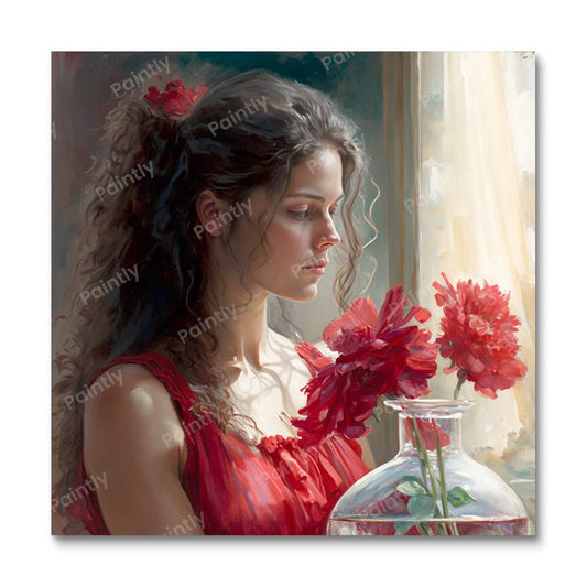 De bedachtzame ziel (diamond painting)