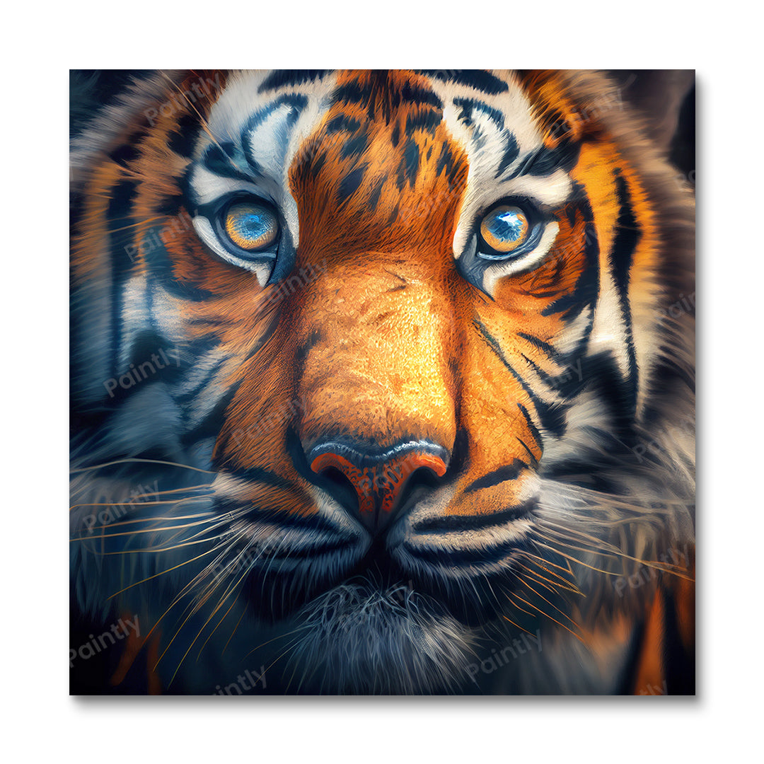 Tijger Portret II (Diamond Painting)
