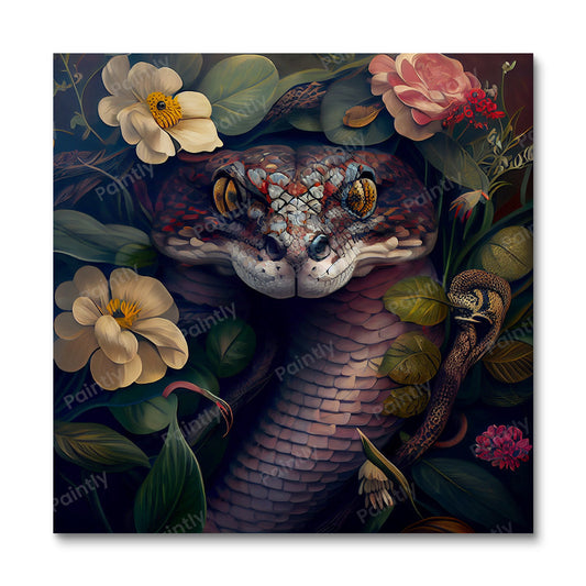 Floral Snake III van Kian (Diamond Painting)