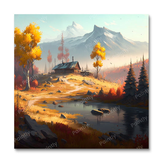 Glamoureuze val (diamond painting)