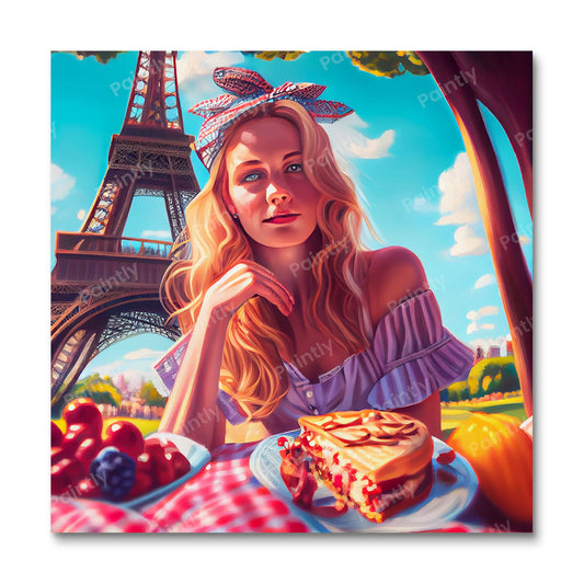 Picknick in Parijs I (diamond painting)