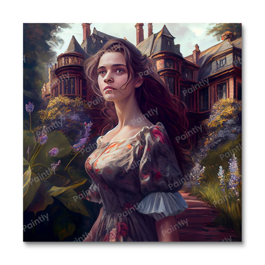 Victoriaanse hertogin (diamond painting)