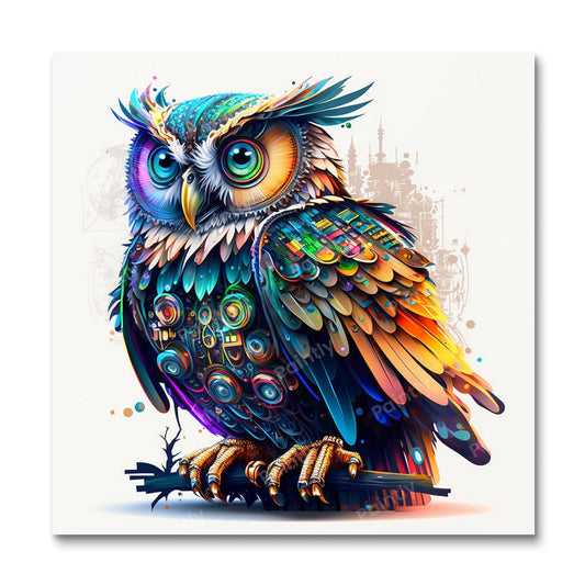 Futurisme Uil (Diamond Painting)