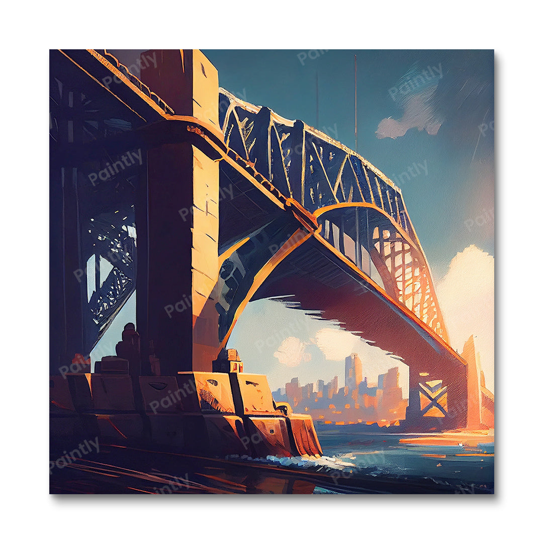 Sydney Bridge (diamantschilderij)