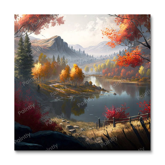 Herfstpalet (diamond painting)