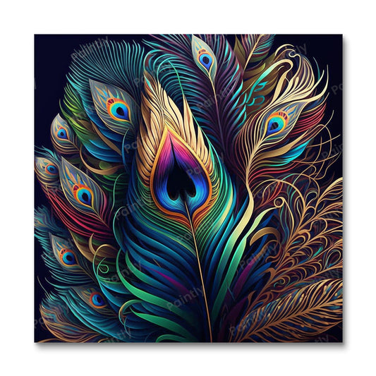 Pauwenveren III (Diamond Painting)