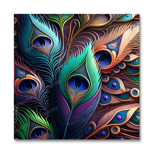 Pauwenveren IV (Diamond Painting)