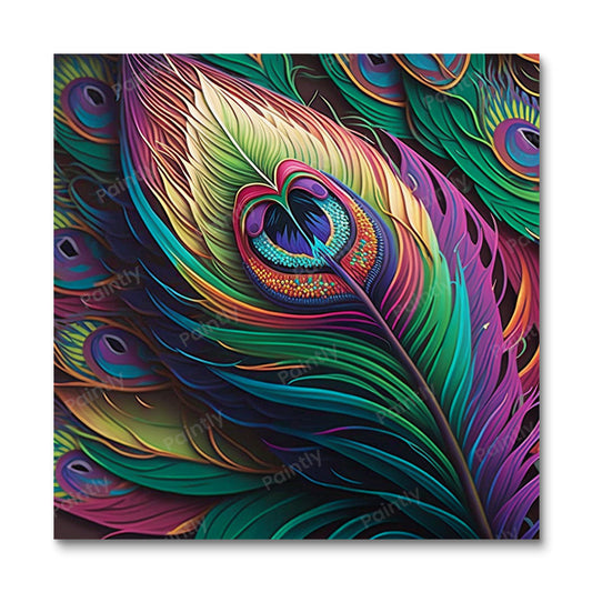 Pauwenveren V (Diamond Painting)