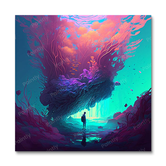 Fantasiewereld van Arcanum II (diamond painting)