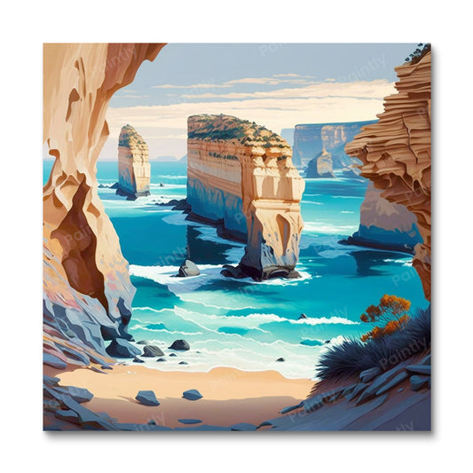 De Twaalf Apostelen Australië I (Diamond Painting)