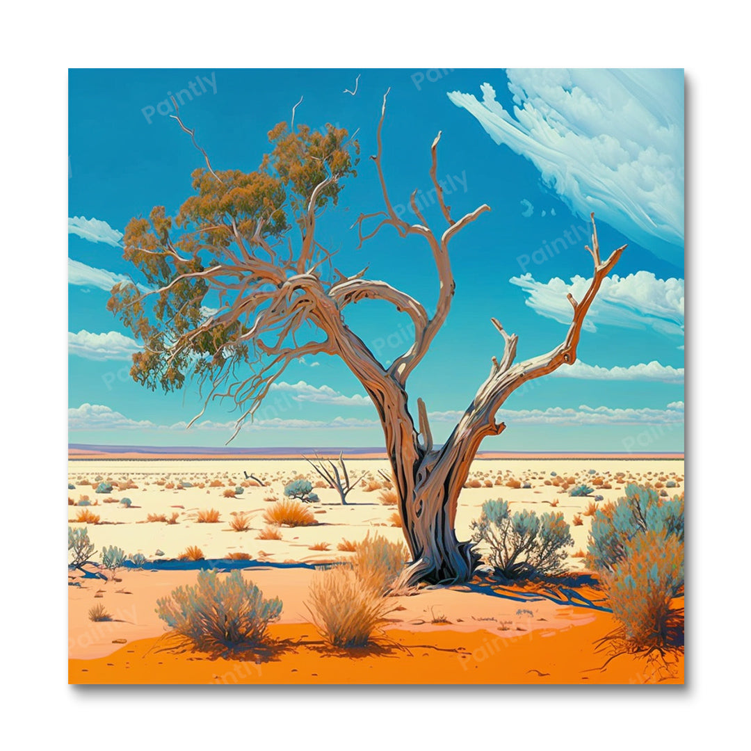 De Nullarbor Plain Australië I (Diamond Painting)