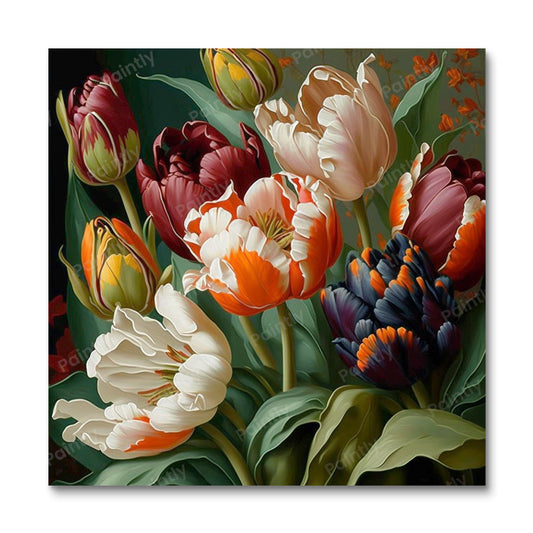 Tulpen IV (diamond painting)