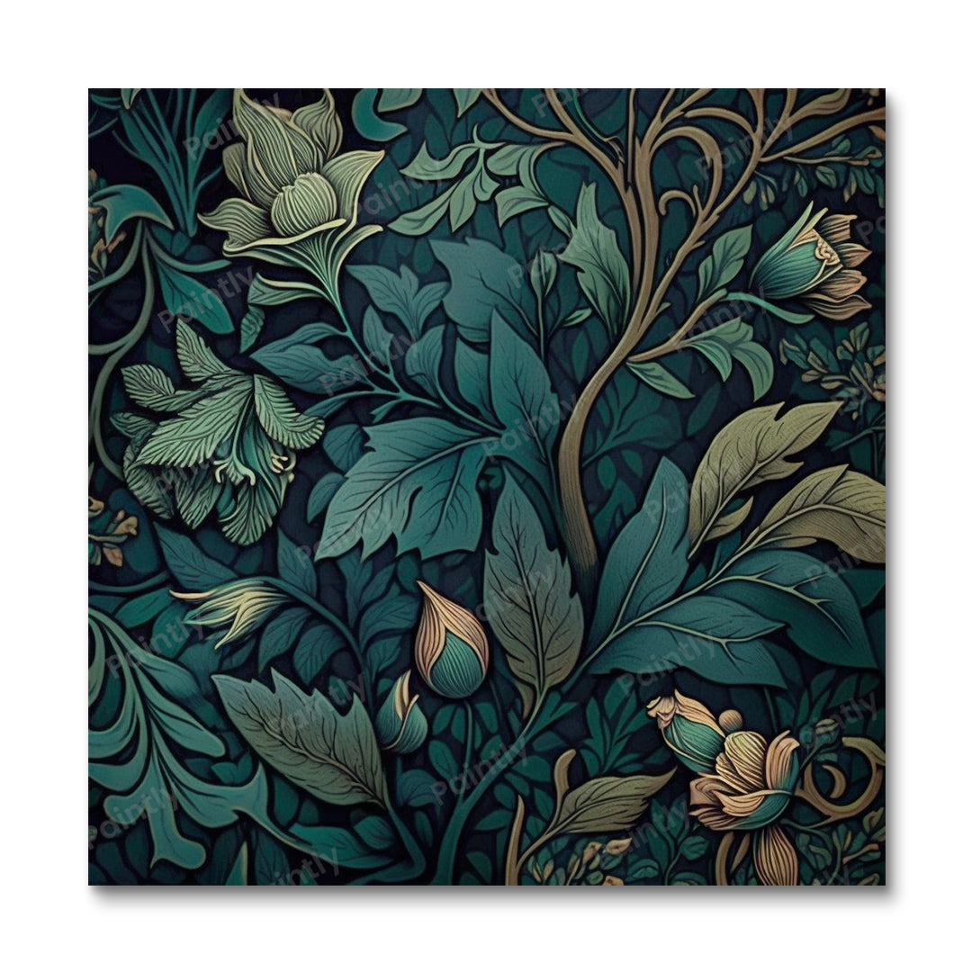 Vertakkende vlecht (diamond painting)