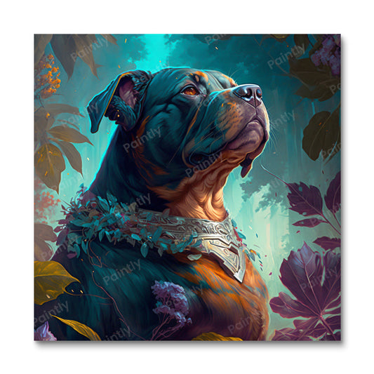 Majestueuze hond II (diamond painting)