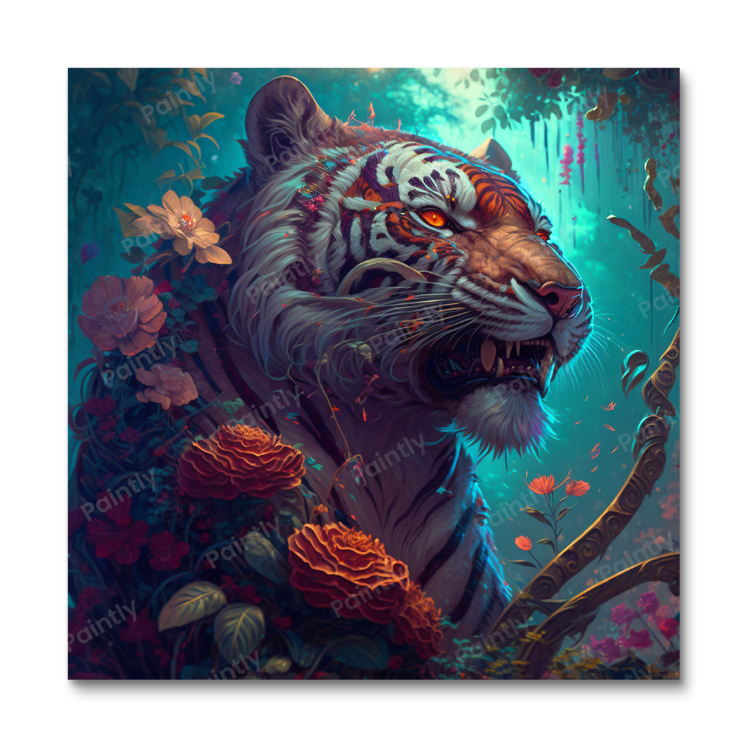 Majestueuze Tijger II (Diamond Painting)