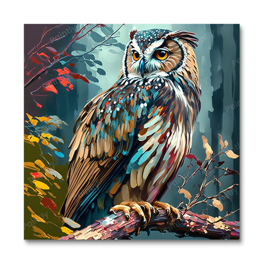 Uil IV (diamond painting)