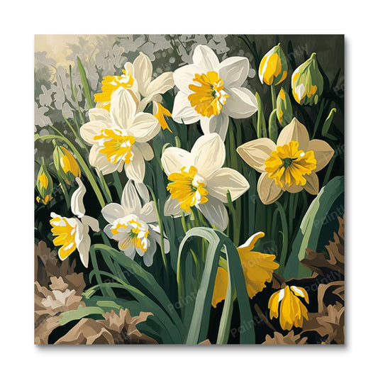 Narcissen I (diamond painting)