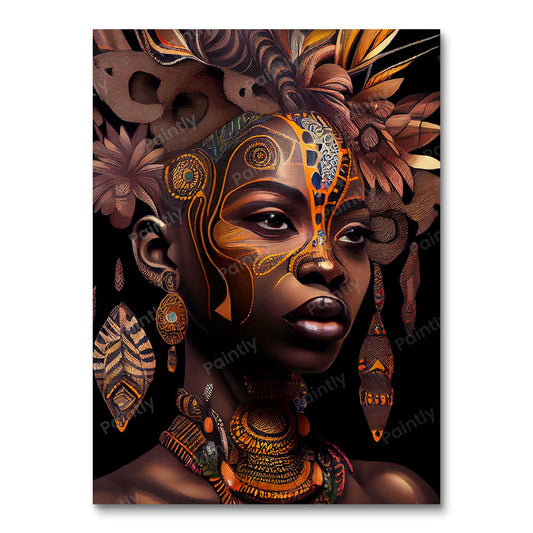 Melanine Koningin IX (Diamond Painting)