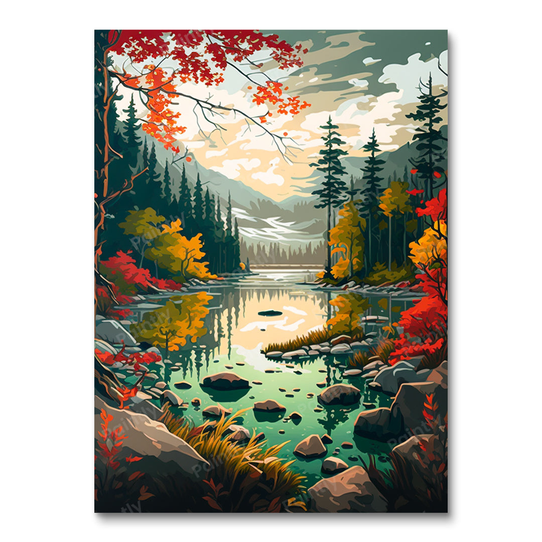 Etherische gloed (diamond painting)
