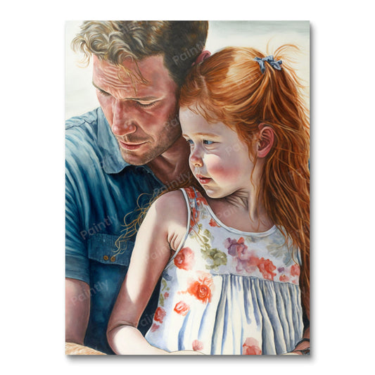 Vader en dochter Bond (diamond painting)