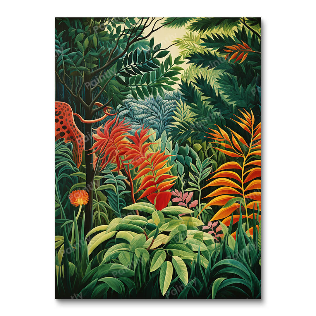 Jungle Pulse III (diamantschilderij)