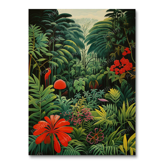 Jungle Pulse (diamantschilderij)