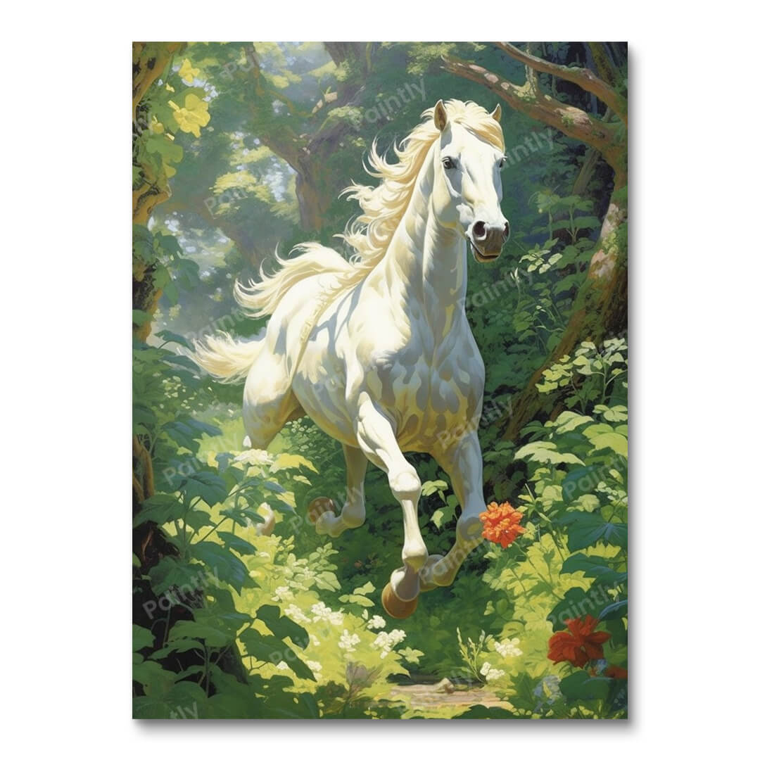 Majestueuze Jungle Run (Diamond Painting)