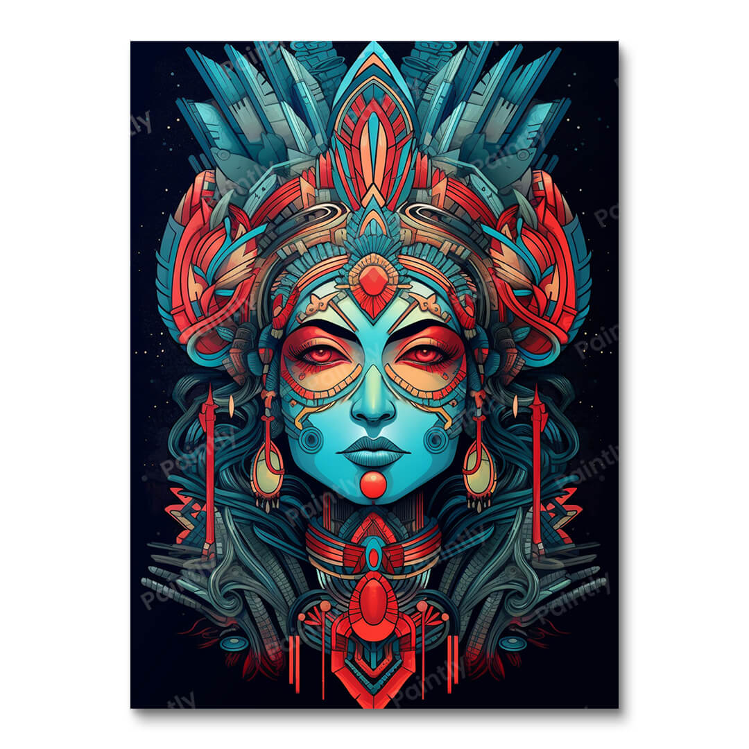 Psychedelische Godheid III (Diamond Painting)
