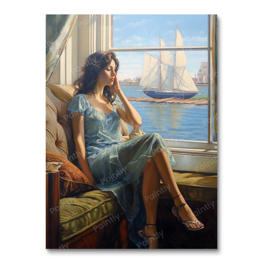 Maritieme mijmering (diamond painting)