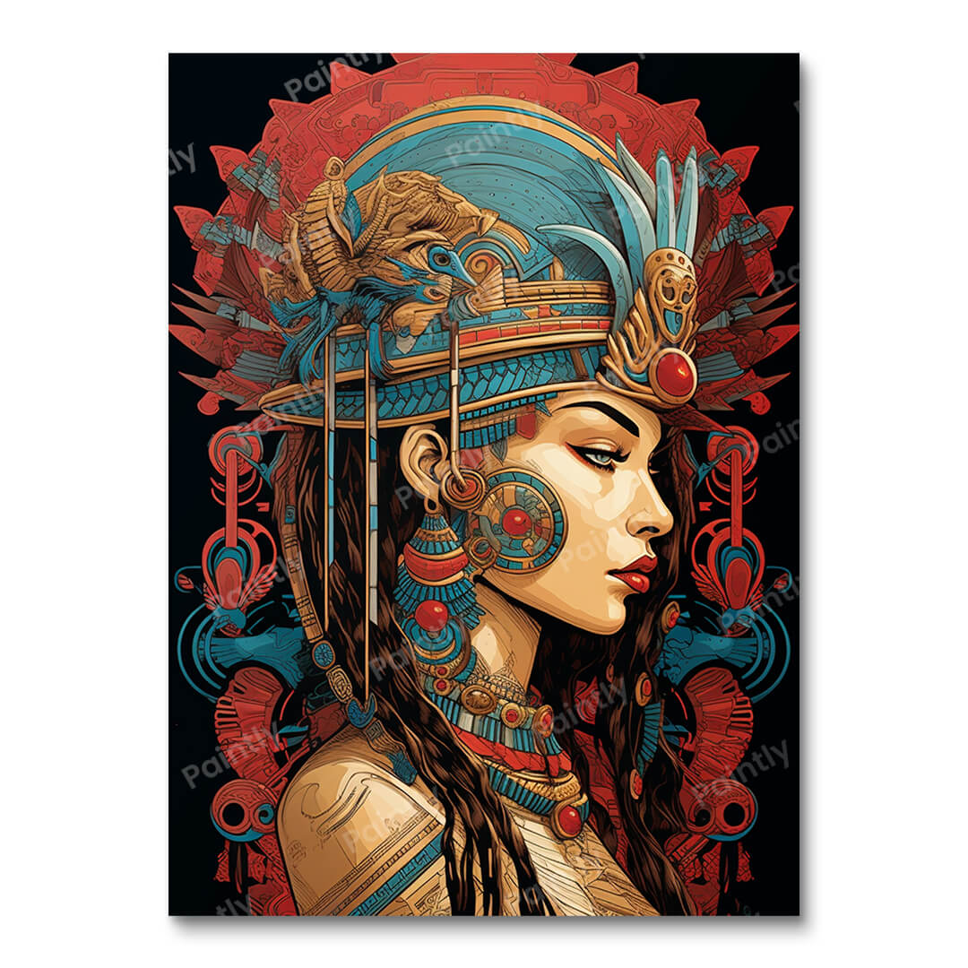 Versierde aura (diamond painting)