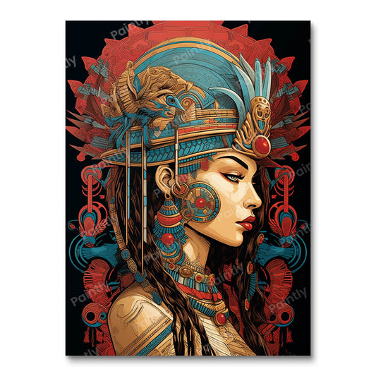 Versierde aura (diamond painting)