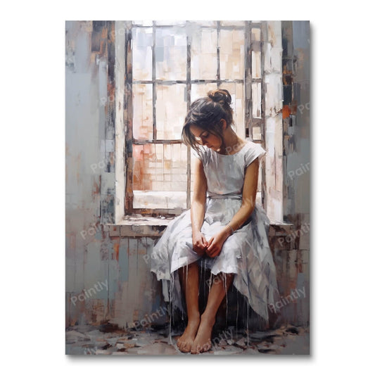 Ivoor onschuld (diamond painting)