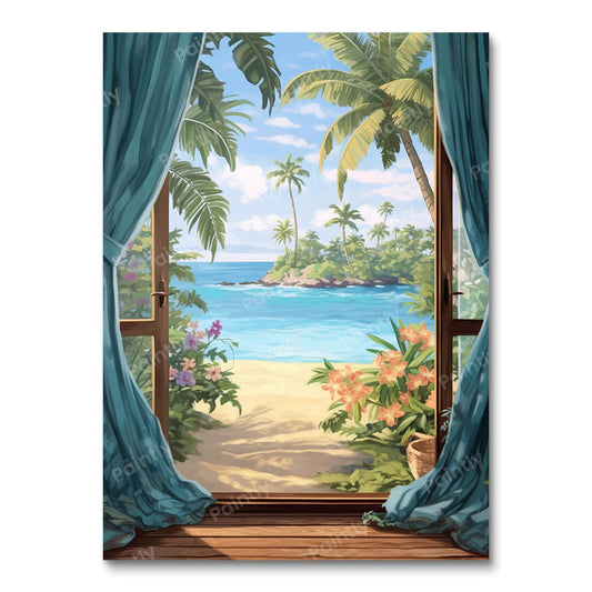 Paradijs onthuld (diamond painting)