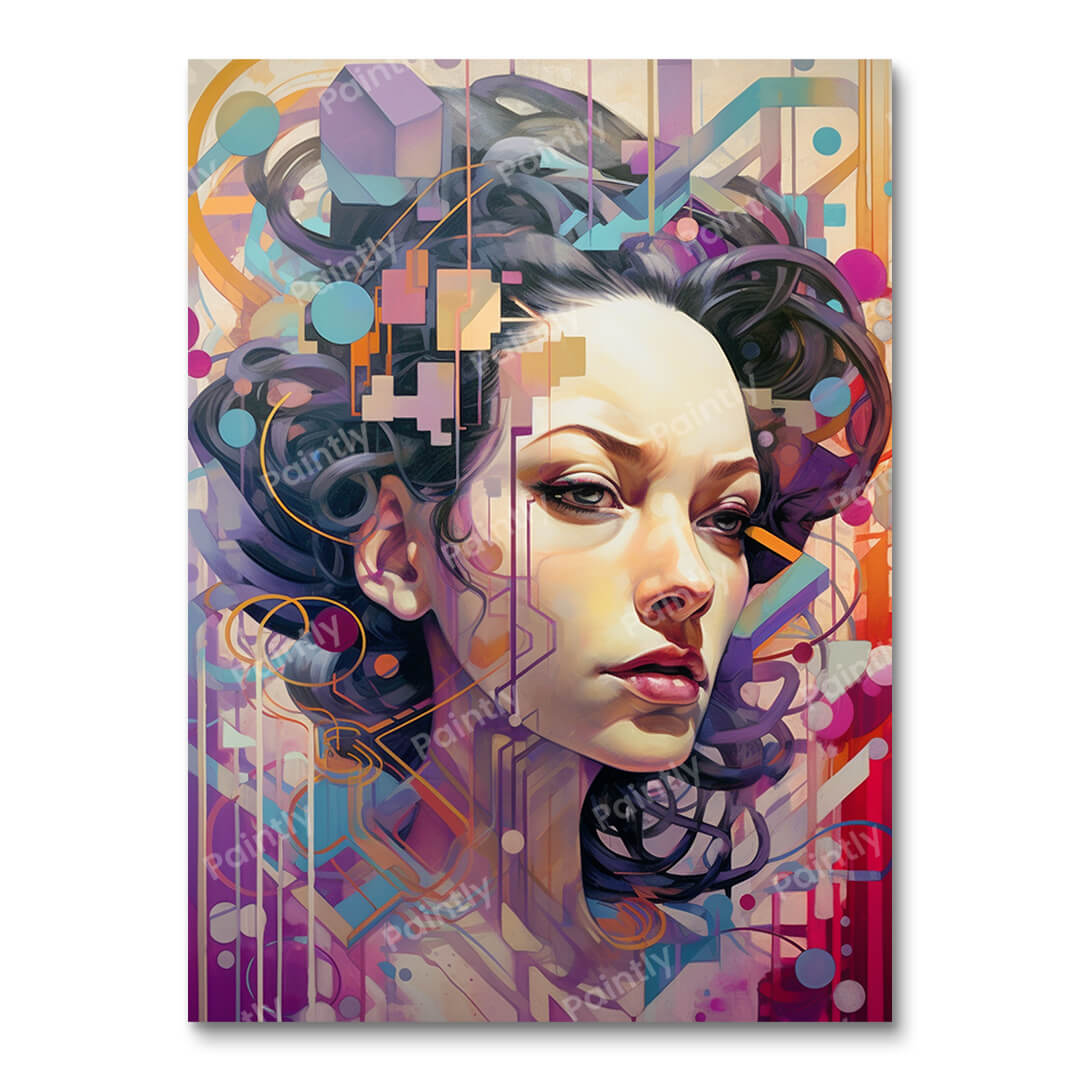 Tegenover elkaar geplaatste jovialiteit (diamond painting)