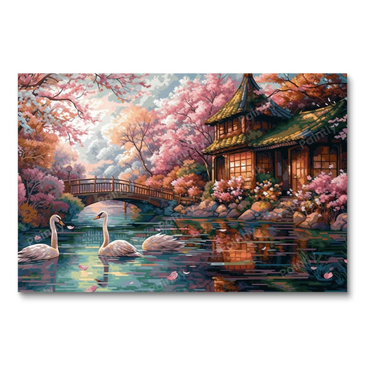 Een grandioze Japanse droom (diamond painting)