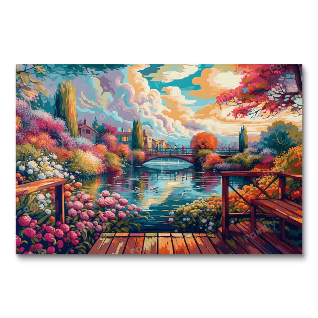 Tijdloze rust (diamond painting)