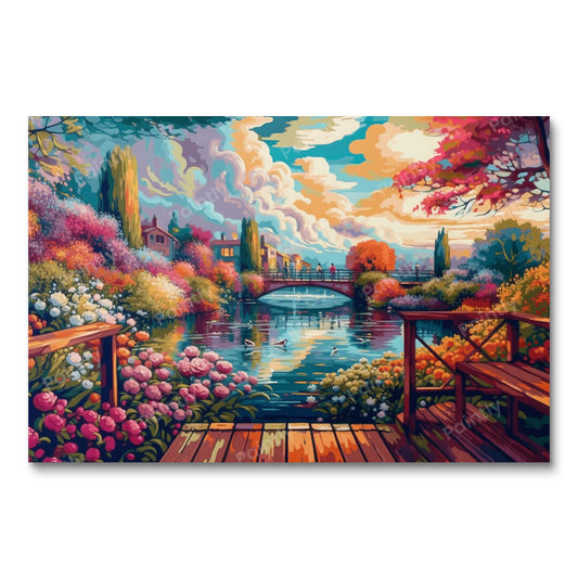 Tijdloze rust (diamond painting)