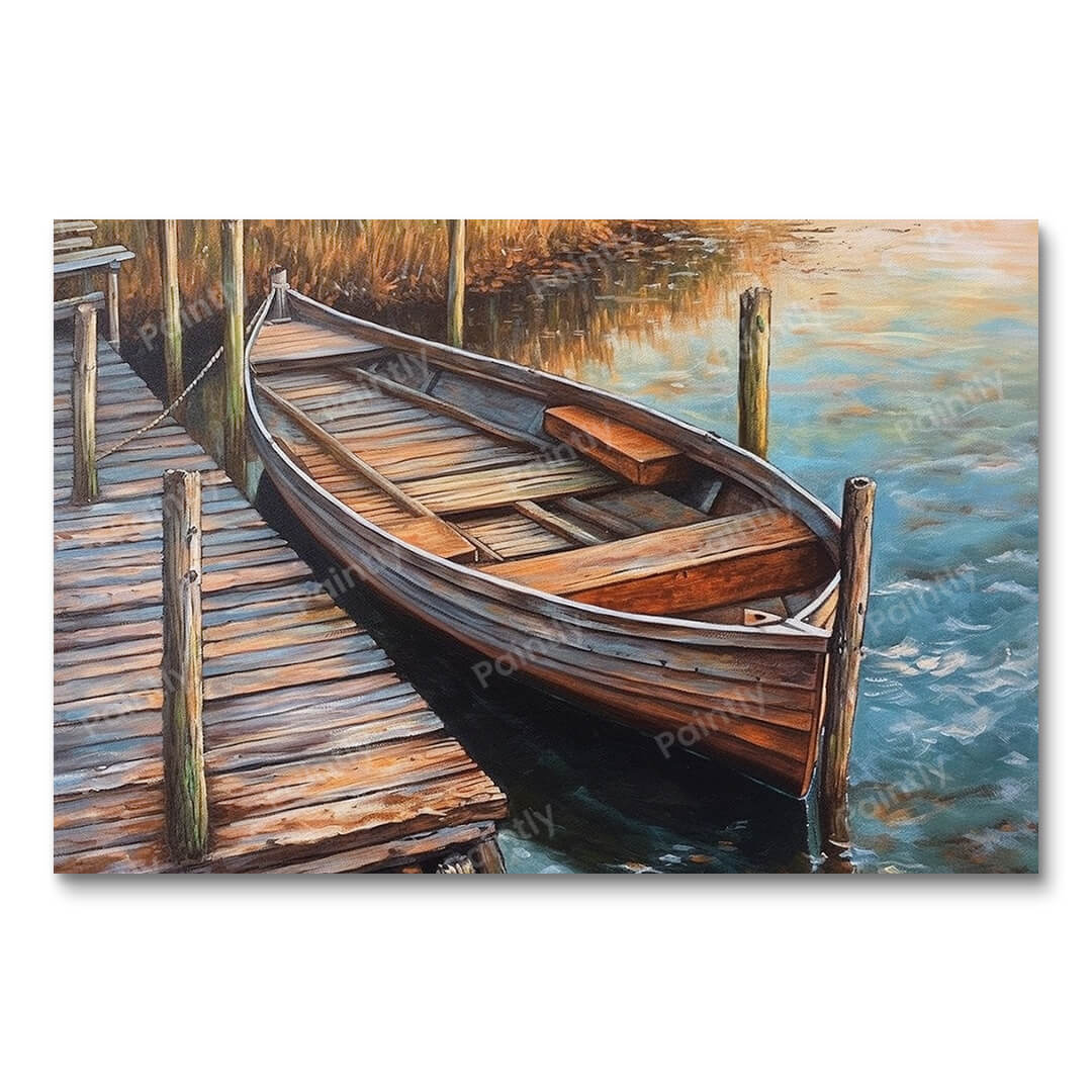 Rustieke bootkwartieren (diamond painting)